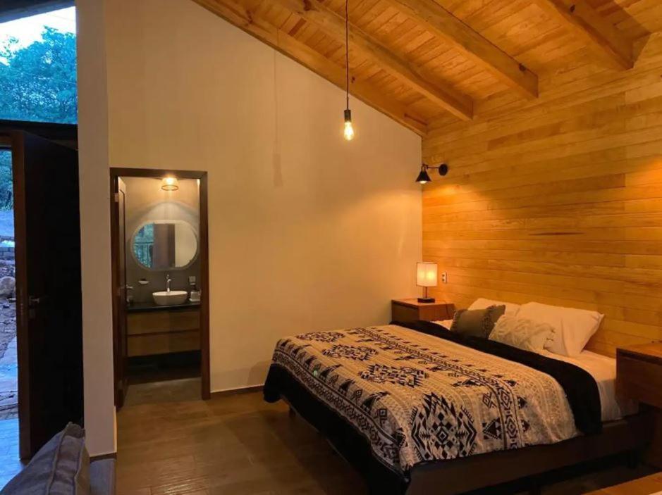 Cabana De Lujo Con Jacuzzi A 10 Min Del Pueblo Mazamitla Bagian luar foto